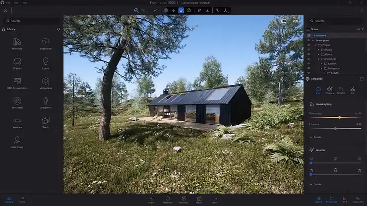 Interface Twinmotion